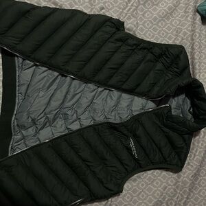Armani Exchange Olive Puffer Vest